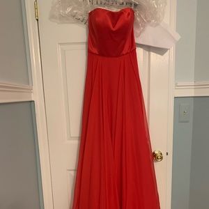 New Sherri Hill Strapless Dress